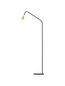 Preview: Nova Luce GEKO Stehlampe GU10 Schwarz 157x7,5cm 9010227