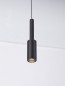 Preview: Nova Luce JOY LED Pendelleuchte Schwarz 7W Warmweiss 200x4cm 9010228