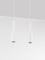 Preview: Nova Luce JOY LED Pendelleuchte Weiss 14W Warmweiss 30x4x200cm 9010231