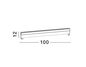 Preview: Nova Luce WALL WASHER LED Wandstrahler Schwarz 36W IP67 Warmweiss 100x6,5x12cm 9011161