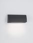 Preview: Nova Luce LIV LED Wandleuchte Grau 3,5W IP54 Warmweiss 13x3x5,5cm 9018062