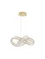 Preview: Nova Luce CONCETO LED Pendelleuchte Gold 49W Neutralweiss 120x60cm dimmbar 9019722