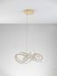 Preview: Nova Luce CONCETO LED Pendelleuchte Gold 49W Neutralweiss 120x60cm dimmbar 9019722