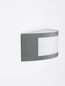 Preview: Nova Luce ZENITH Wandleuchte E27 Grau 12W IP44 30,3x9x10cm dimmbar 9020933