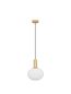 Preview: Nova Luce ALLEN Pendelleuchte E27 Gold 120x24cm dimmbar 9028844