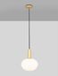 Preview: Nova Luce ALLEN Pendelleuchte E27 Gold 120x24cm dimmbar 9028844