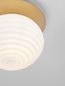 Preview: Nova Luce ALLEN Deckenleuchte E27 Gold 28x35cm dimmbar 9028845