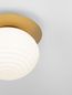 Preview: Nova Luce ALLEN Deckenleuchte E27 Gold 21,5x26cm dimmbar 9028846