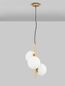 Preview: Nova Luce ALLEN Pendelleuchte E14 3-fach Gold 120x32,5cm dimmbar 9028849