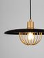 Preview: Nova Luce FOX Pendelleuchte E27 Gold Schwarz 150x33cm dimmbar 9035952