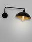 Preview: Nova Luce MIRBA Wandleuchte E27 Schwarz 27x60x19cm dimmbar 9035979