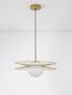 Preview: Nova Luce ELLERY Pendelleuchte E27 Gold 150x45cm dimmbar 9043303