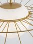 Preview: Nova Luce ELLERY Pendelleuchte E27 Gold 150x45cm dimmbar 9043303