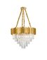 Preview: Nova Luce GRANE Pendelleuchte E14 12-fach Gold 120x73cm dimmbar 9050110