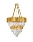 Preview: Nova Luce GRANE Pendelleuchte E14 20-fach Gold 120x85cm dimmbar 9050120