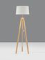 Preview: Nova Luce LE ROY Stehlampe E27 Naturholz 145x50cm 9050165