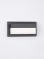 Preview: Nova Luce LETO LED Wandleuchte Schwarz 18W IP65 Warmweiss 29x14,5x10,2cm 9060204