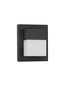 Preview: Nova Luce LETO LED Wandleuchte Schwarz 10W IP65 Warmweiss 14,5x10,2x17,5cm 9060205