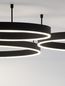 Preview: Nova Luce MOTIF LED Deckenleuchte Schwarz 60W Warmweiss 100x1,2x18cm dimmbar 9063607