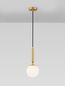 Preview: Nova Luce MONET Pendelleuchte E27 Gold 185x15cm dimmbar 9080124