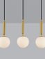 Preview: Nova Luce MONET Pendelleuchte E27 3-fach Gold 60x15x155cm dimmbar 9080126