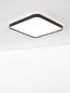 Preview: Nova Luce ATHOS LED Deckenleuchte Schwarz 30W Warmweiss 48x48x6cm 9081240