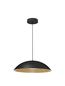 Preview: Nova Luce GLIM LED Pendelleuchte Schwarz 42W Warmweiss 120x58cm dimmbar 9081290