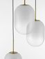 Preview: Nova Luce CHRYSI Pendelleuchte E14 3-fach Gold 120x43cm dimmbar 9092820