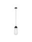 Preview: Nova Luce BLAKY Pendelleuchte E14 Schwarz 246x18cm dimmbar 9092824