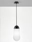 Preview: Nova Luce BLAKY Pendelleuchte E14 Schwarz 246x18cm dimmbar 9092824