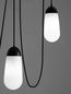 Preview: Nova Luce BLAKY Pendelleuchte E14 5-fach Schwarz 170x13x300cm dimmbar 9092826