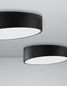 Preview: Nova Luce MAGGIO LED Deckenleuchte Schwarz 24W Warmweiss 12x40cm 9111261