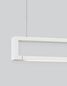 Preview: Nova Luce LINE LED Pendelleuchte Weiß 38W Warmweiss 130x4,5x150cm 9117338