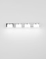 Preview: Nova Luce SABIA LED Wandleuchte Chrom 20W IP44 Warmweiss 51x9,8x7,5cm 9122341