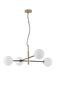 Preview: Nova Luce VITRA Pendelleuchte G9 4-fach Gold 103x85x130cm dimmbar 9143304