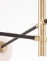 Preview: Nova Luce VITRA Pendelleuchte G9 4-fach Gold 103x85x130cm dimmbar 9143304