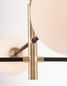 Preview: Nova Luce VITRA Pendelleuchte G9 4-fach Gold 103x85x130cm dimmbar 9143304