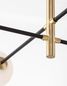 Preview: Nova Luce VITRA Pendelleuchte G9 6-fach Gold 103x75x136cm dimmbar 9143306