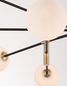 Preview: Nova Luce VITRA Pendelleuchte G9 8-fach Gold 120x103x145cm dimmbar 9143308