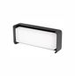 Preview: Nova Luce KEEN LED Wandleuchte Schwarz 12W IP65 Warmweiss 22,5x6,5x9,5cm 9160081