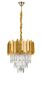 Preview: Nova Luce GRANE Pendelleuchte E14 4-fach Gold 120x40cm dimmbar 9181100