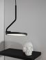 Preview: Nova Luce LUCCELO LED Pendelleuchte Schwarz 10W Warmweiss 16x16x400cm 9190110