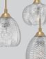 Preview: Nova Luce VARIO Pendelleuchte E27 3-fach Gold 120x39cm dimmbar 9191542