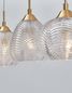 Preview: Nova Luce VARIO Pendelleuchte E27 3-fach Gold 76x18x120cm dimmbar 9191543