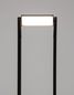 Preview: Nova Luce VOLVEL LED Wegeleuchte Schwarz 7W IP54 Warmweiss 20x6x80cm 9195061