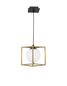 Preview: Nova Luce JULIET Pendelleuchte E14 Gold 18x18x120cm dimmbar 9206401