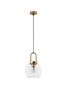 Preview: Nova Luce IRVINE Pendelleuchte E27 Gold 230x20cm dimmbar 9241170