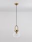 Preview: Nova Luce IRVINE Pendelleuchte E27 Gold 230x20cm dimmbar 9241170