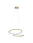 Preview: Nova Luce GIRISH LED Pendelleuchte Gold 41W Warmweiss 120x60cm dimmbar 9248109