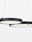 Preview: Nova Luce MAGNUS LED Pendelleuchte Schwarz 28W Warmweiss 55x51,5x120cm dimmbar 9248115